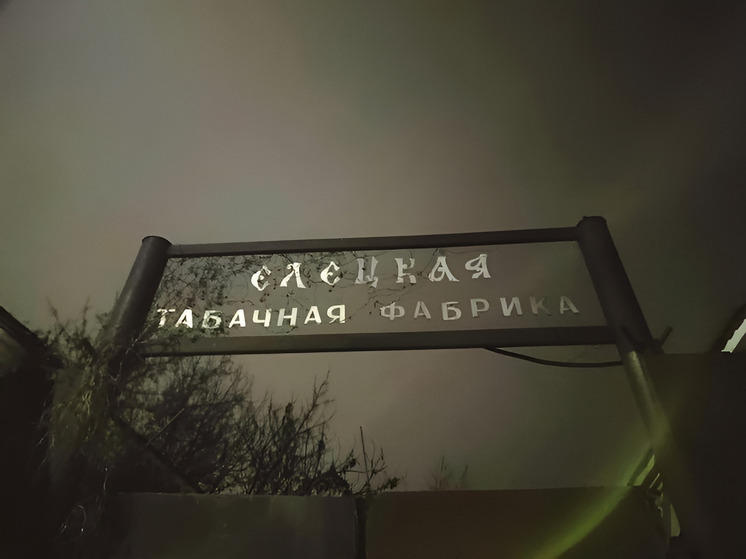 Старинное здание табачной фабрики горело ночью в Ельце