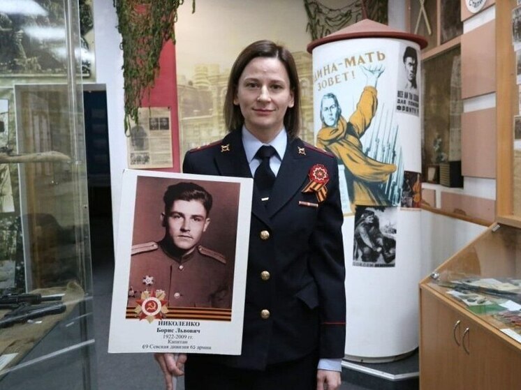 Калужские полицейские стали участниками флешмоба «С нами Победа»