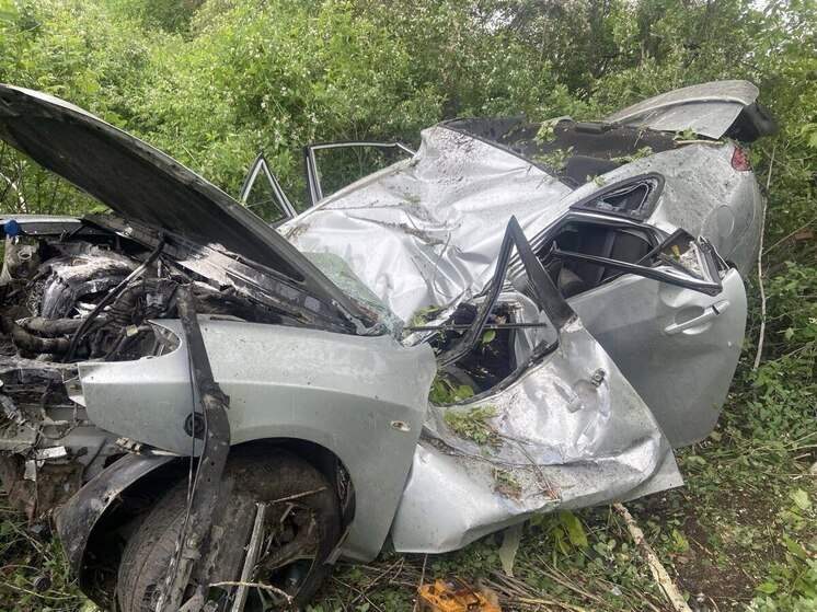 В воронежском МВД опубликовали фото автомобиля после смертельного ДТП
