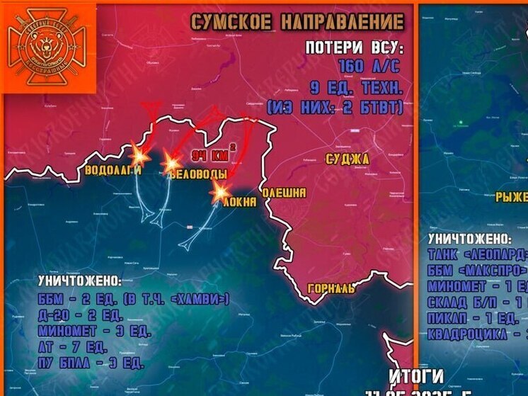 «Северный ветер» рассказал об актуальной ситуации на границе Курской области