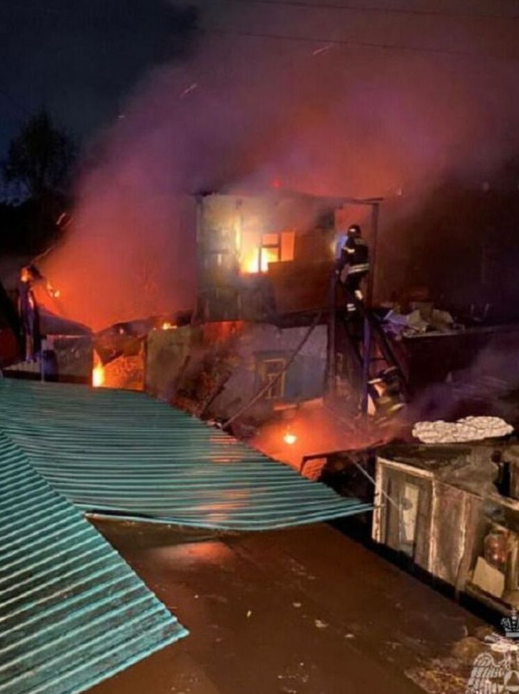 В Слюдянке на пожаре погиб мужчина