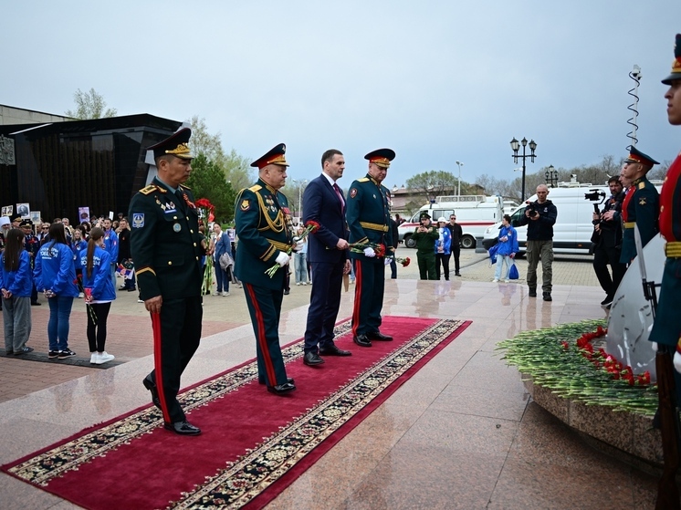Военная делегация из Монголии приняла участие в торжественных мероприятиях в честь 80-летия Победы в Хабаровске