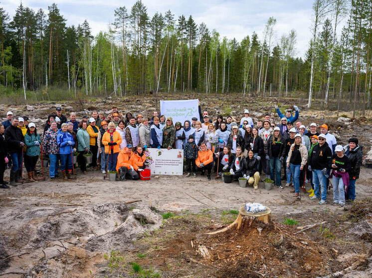 Сбер и партнеры Зеленого Марафона поддержали акцию «Сад памяти» в Марий Эл