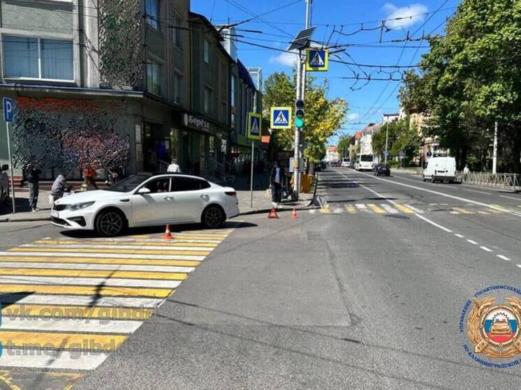 В Калининграде сбили еще одного велосипедиста