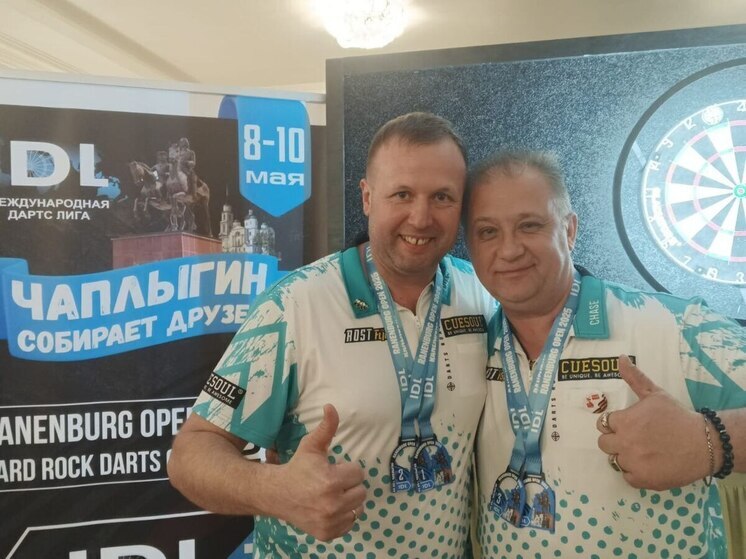 Пензенские дартсмены стали победителями и призерами этапа Международной дартс лиги в Липецкой области