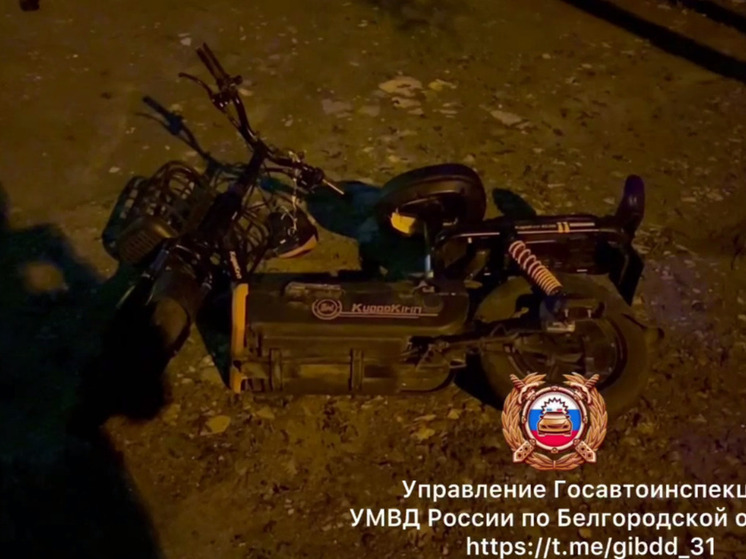 В Ракитянском районе в ДТП пострадали двое подростков на электросамокате