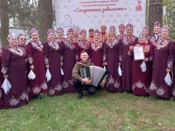 Артисты протвинского хора «Реченька» выступили на мероприятиях в честь 80-летия Победы