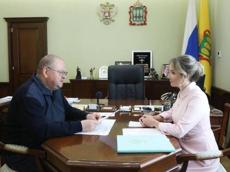 Мария Львова-Белова обсудила с Олегом Мельниченко пензенский опыт профилактики социального сиротства