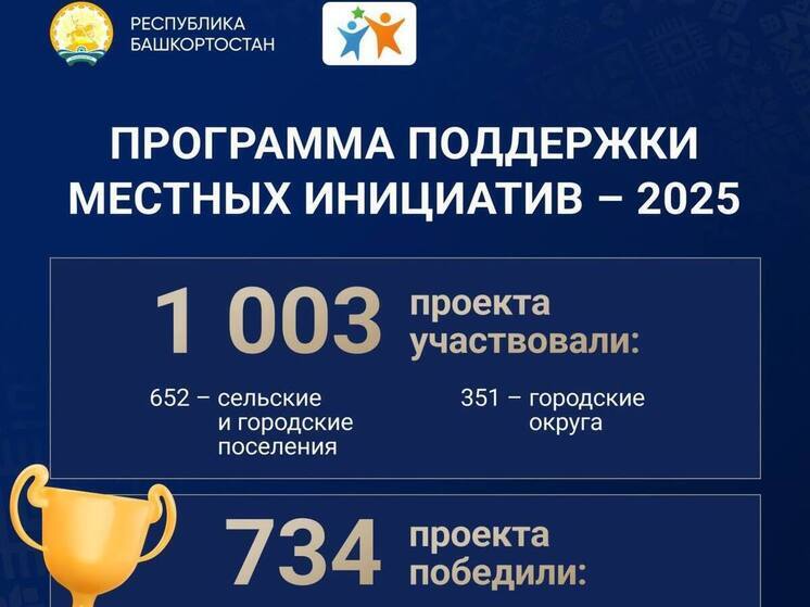 В Башкирии субсидии по программе поддержки местных инициатив получат 734 проекта