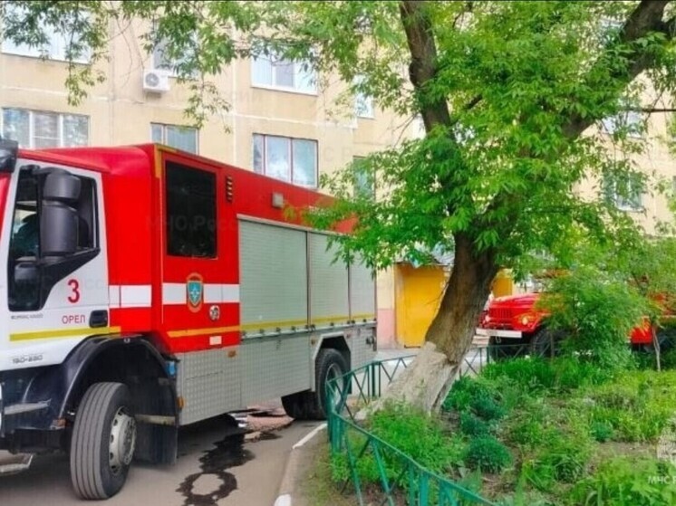 В Орле из-за пожара в квартире эвакуировали 15 человек