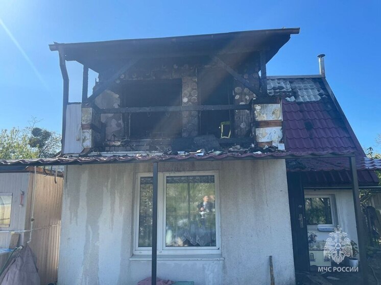 В Полесске из-за неисправного дымохода загорелась дача