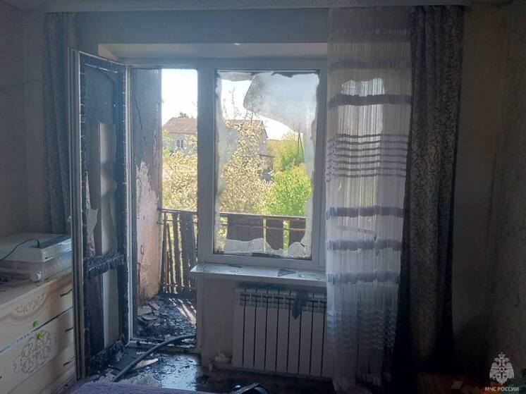В Черняховске на улице Мира чуть не сгорела квартира