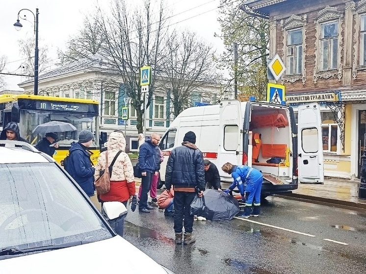 В Рыбинске в результате ДТП погибла женщина
