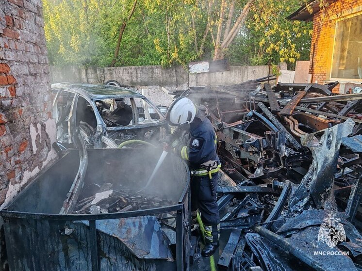 В Туле оперативно потушили пожар на улице Пролетарской
