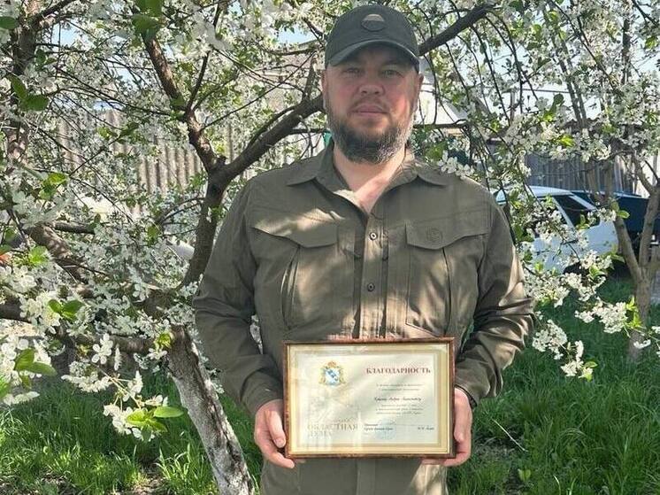 Андрей Ковалев вернулся к работе в мэрии Курска после службы в отряде «Барс»