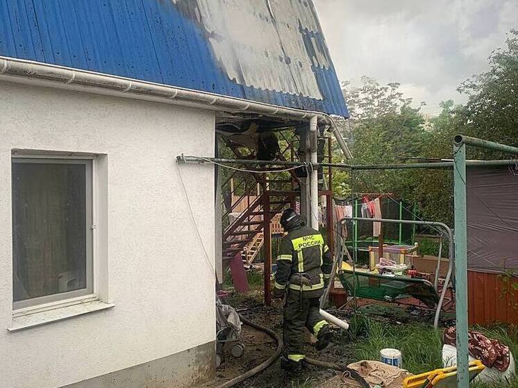 В Севастополе двое детей самостоятельно спаслись из горящего дома