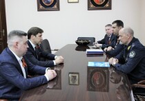 Начальник УФСИН России по Архангельской области Михаил Девятов провёл рабочую встречу с членом Совета Федерации Федерального Собрания Российской Федерации - представителем от законодательного органа власти Архангельской области Иваном Новиковым