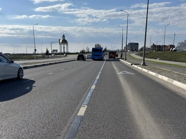 На северном въезде в Белгород убрали «выделенку»