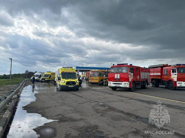 В Липецкой области завершились учения по ликвидации последствий крупного ДТП