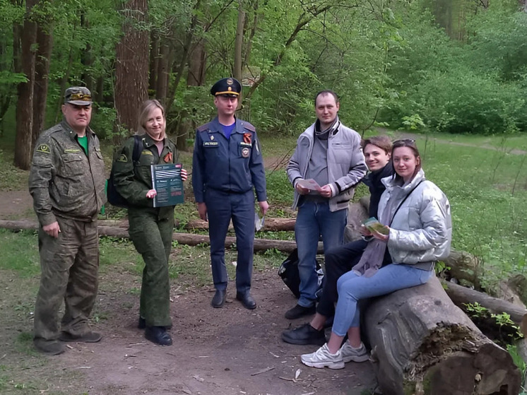 Лесничие Серпухова проводят профилактическую работу с населением