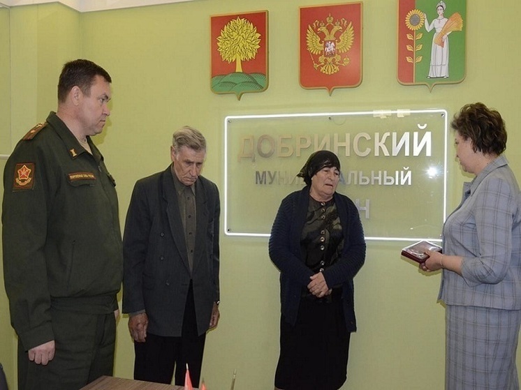 В Липецкой области орден Мужества передан семье погибшего героя СВО Сергея Ильина