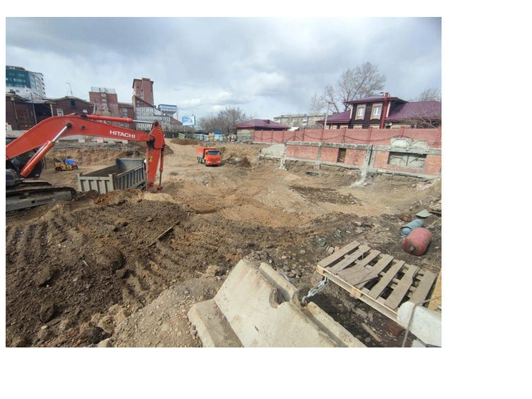 В Иркутске началось строительство концепт-отеля на улице Рабочей