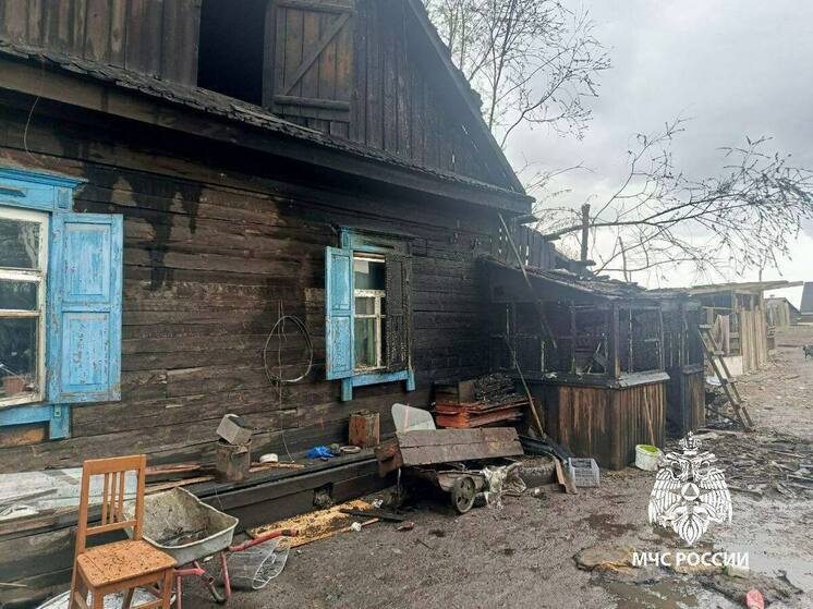 В Черемхово мужчина спас семью на пожаре