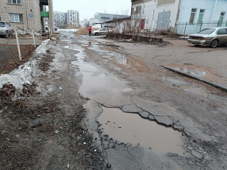 Омские власти отреагировала на критику граждан о разметке, нанесённой на ямы