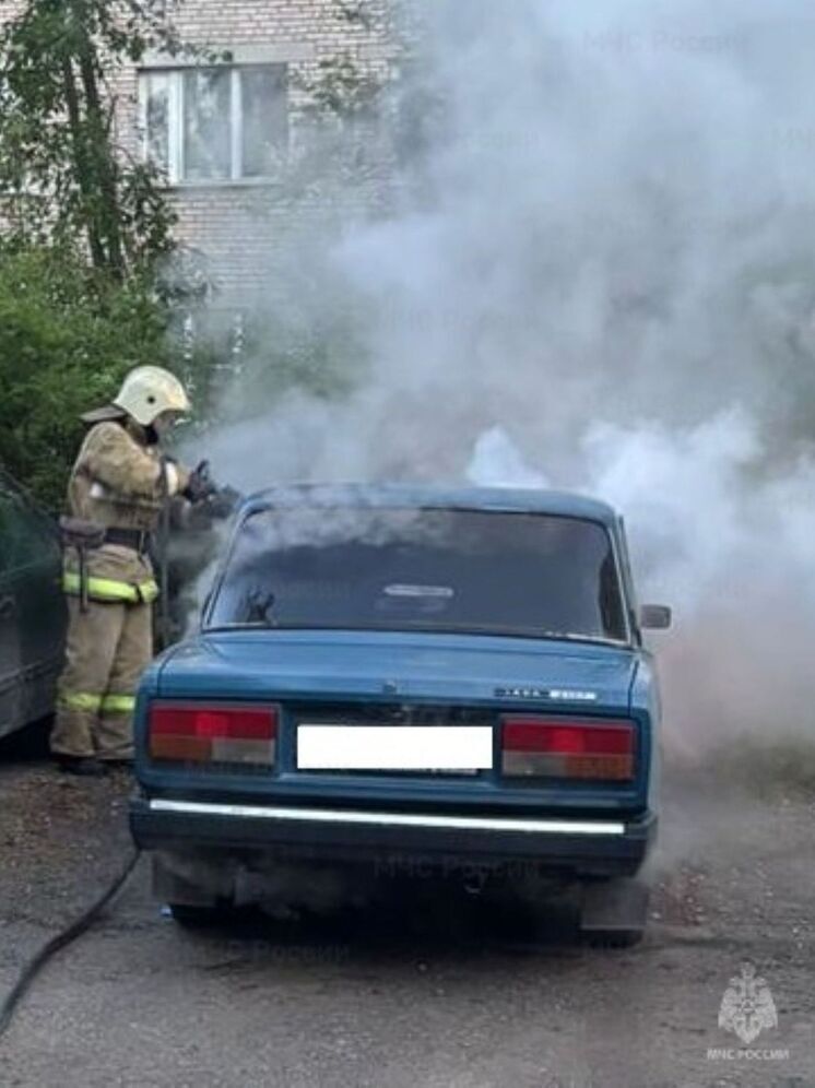 В Белоусове ночью сгорел автомобиль