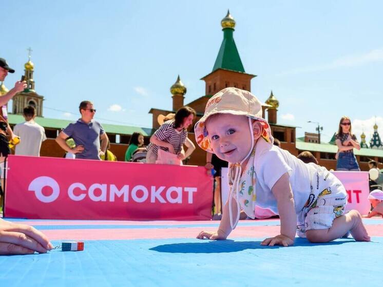 Семейные соревнования среди детей до года пройдут в рамках Зелёного Марафона Сбера в Йошкар-Оле