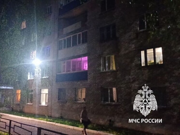 При пожаре в Башкирии спасли двух человек