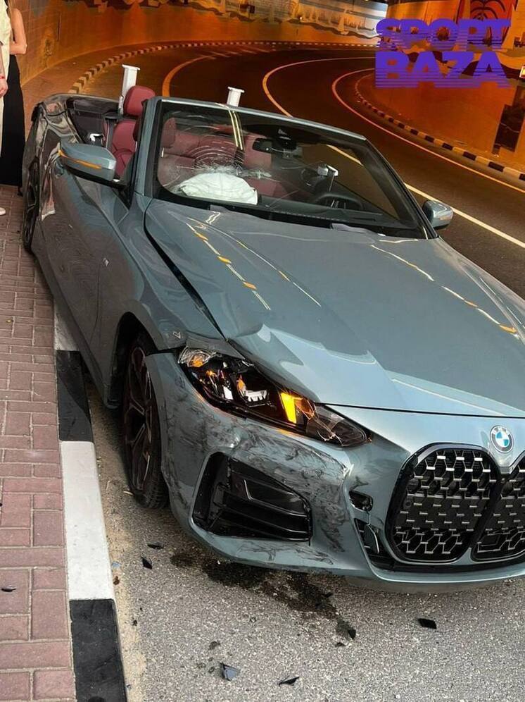 Бывший нападающий ХК «Сочи» Мичков попал в ДТП в Дубае на BMW