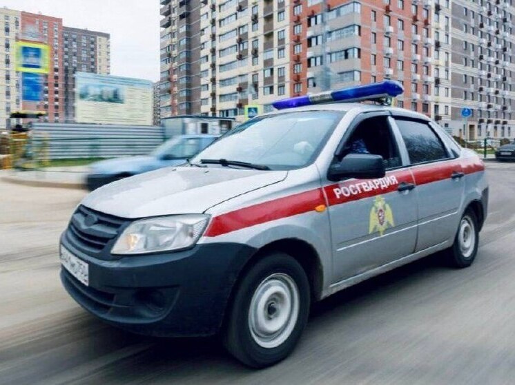 Посетитель магазина прошел мимо кассы, сложив товары в новый рюкзак