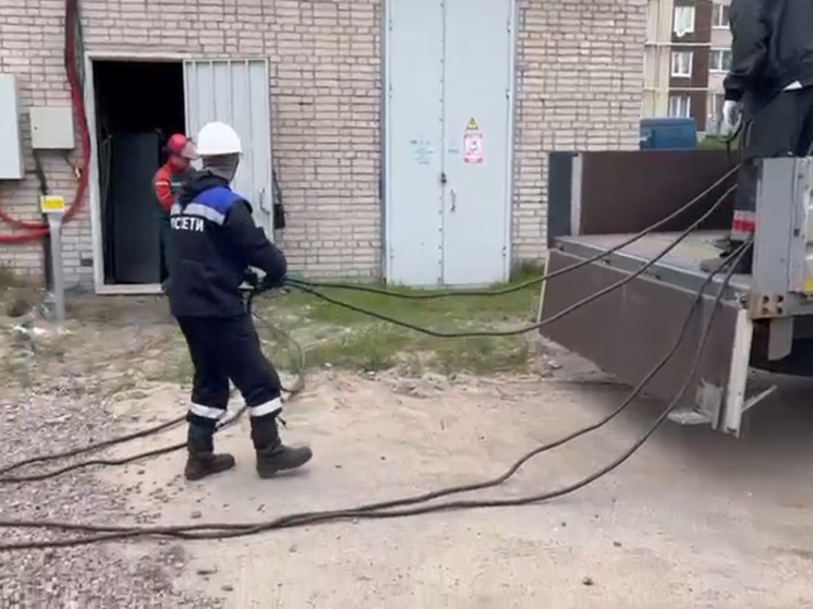 В Приозерске после аварии наладили электроснабжение по резервной схеме