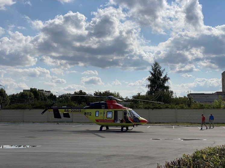 С начала года вертолёт санавиации доставил в больницы Рязани 24 пациента