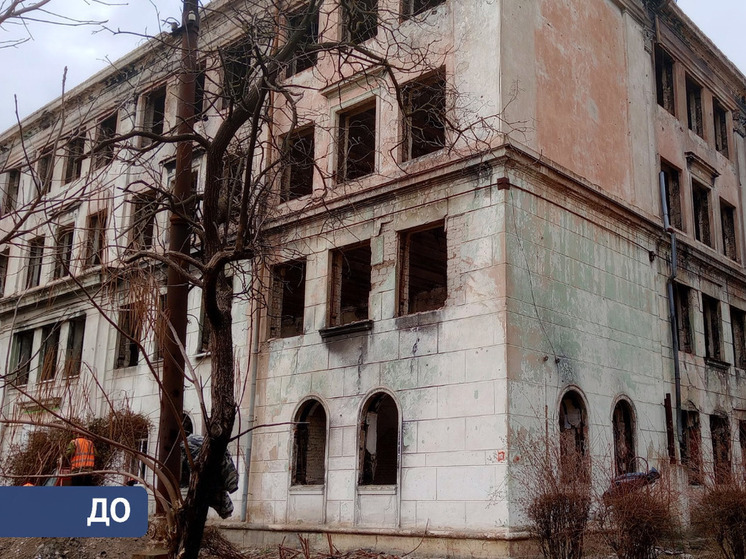 В Мариуполе восстанавливают Дом творчества на Азовстальской