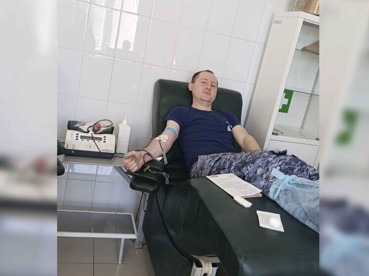  Тульские росгвардейцы сдали кровь в рамках акции “От сердца к сердцу”