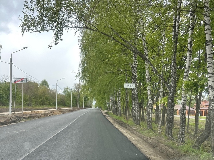 В Орловской области продолжаются дорожные работы