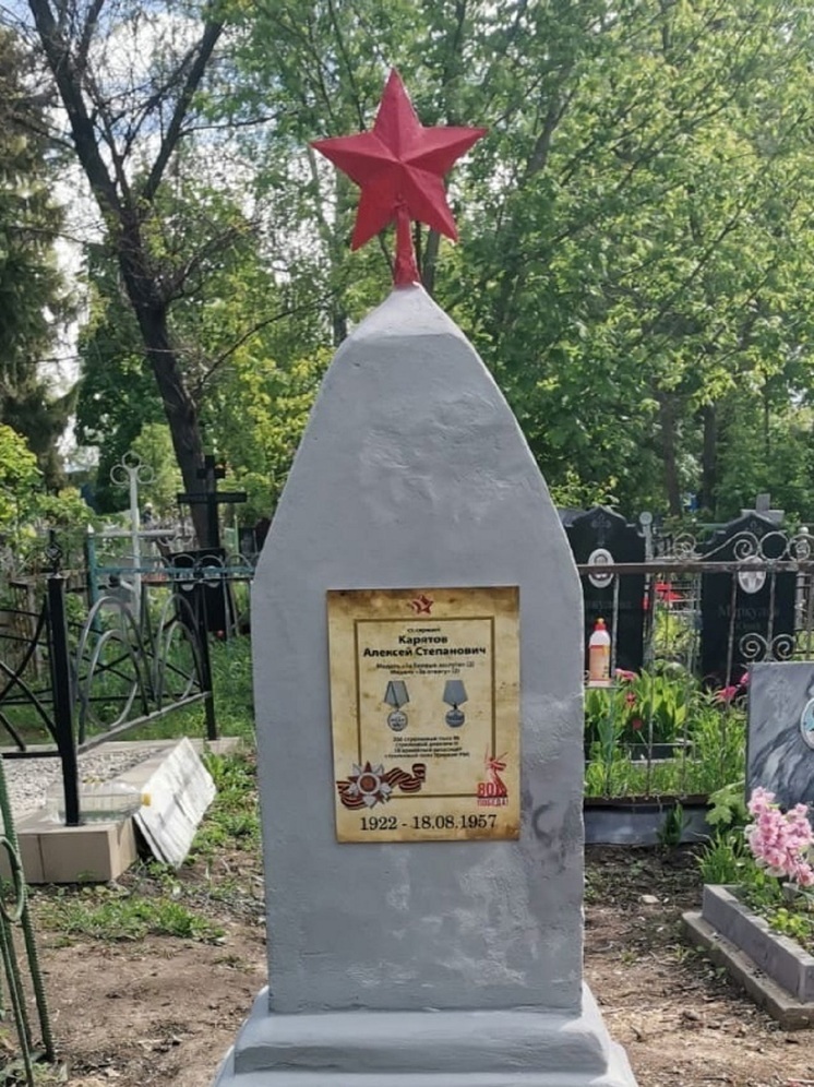 В Ливнах привели в порядок заброшенную могилу фронтовика