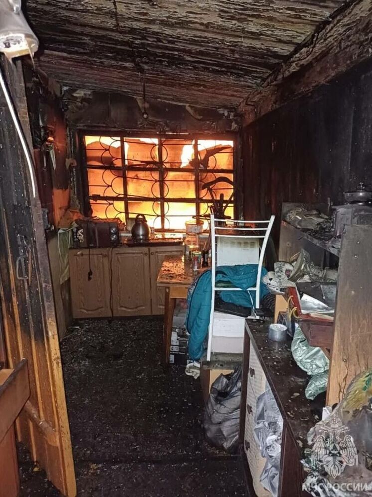 В Усолье загорелась квартира из-за телевизора