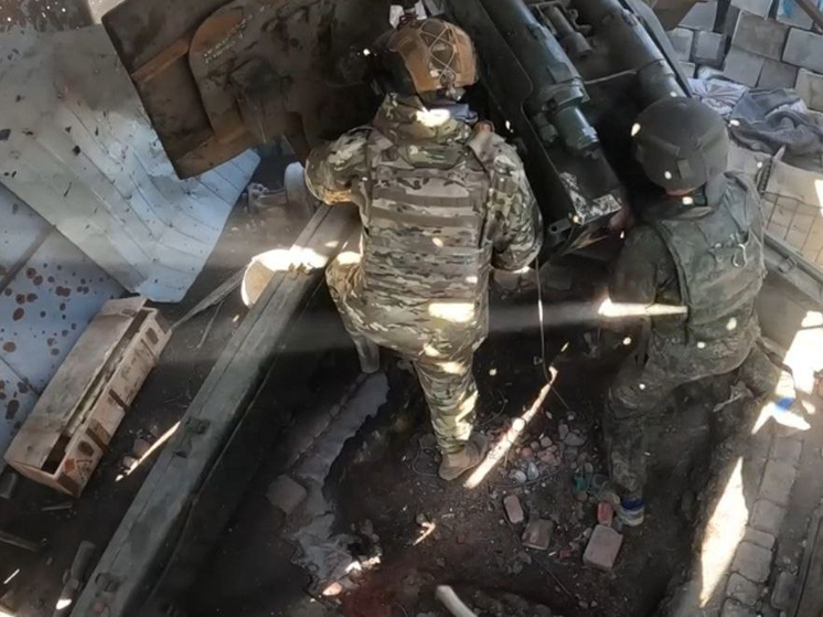 Артиллеристы-десантники уничтожили опорный пункт и пост беспилотников ВСУ