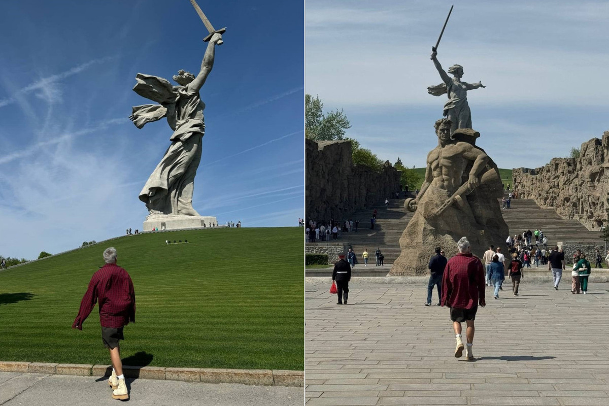 Скандал в Волгограде: Фотографии Рогова в шортах на Мамаевом кургане вызвали гнев жителей