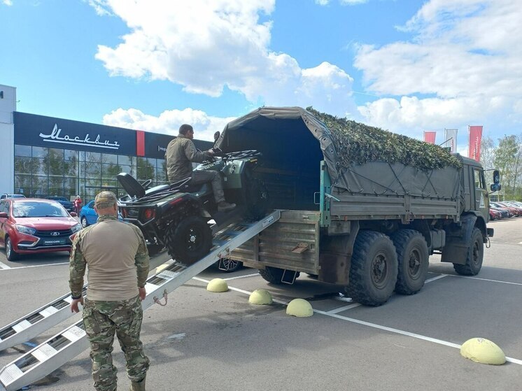Из Тверской области на СВО отправили «УАЗ» и квадроцикл