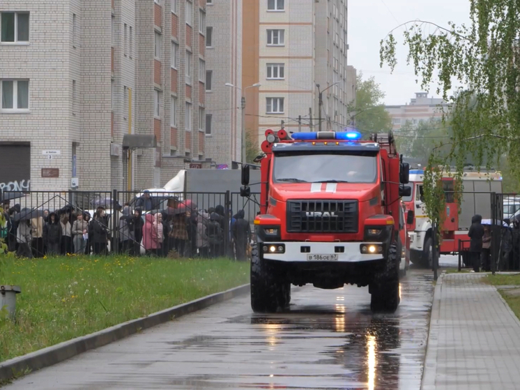 В 33-й школе Смоленска прошли пожарно-тактические учения по действиям персонала во взаимодействии с МЧС