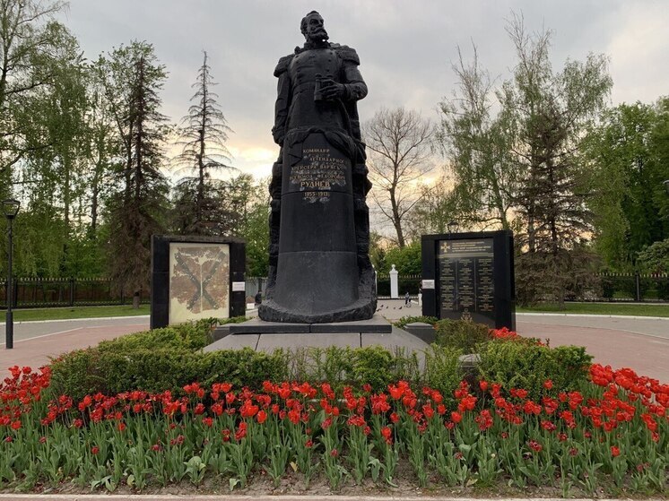 Памятник Всеволоду Рудневу отмыли после публикации "МК в Туле"