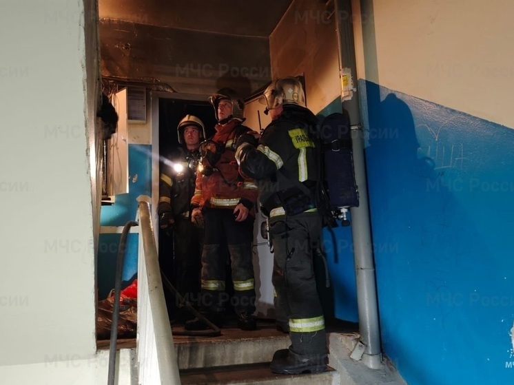 Два человека пострадали при пожаре в екатеринбургской девятиэтажке