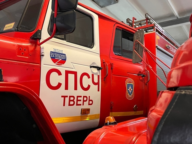Спасатели эвакуировали 17 человек из горящего дома на улице Дарвина в Твери