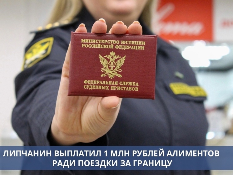 Более миллиона заплатил липецкий должник по алиментам, когда его лишили права выезда