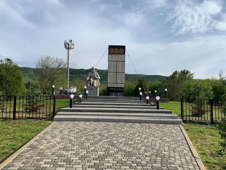 На Ставрополье отремонтировали мемориал «Скорбящий солдат»