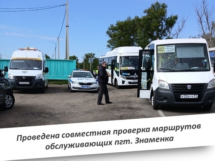 В работе маршруток, обслуживающих Знаменку, нашли нарушения